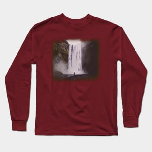 Waterfall design Long Sleeve T-Shirt